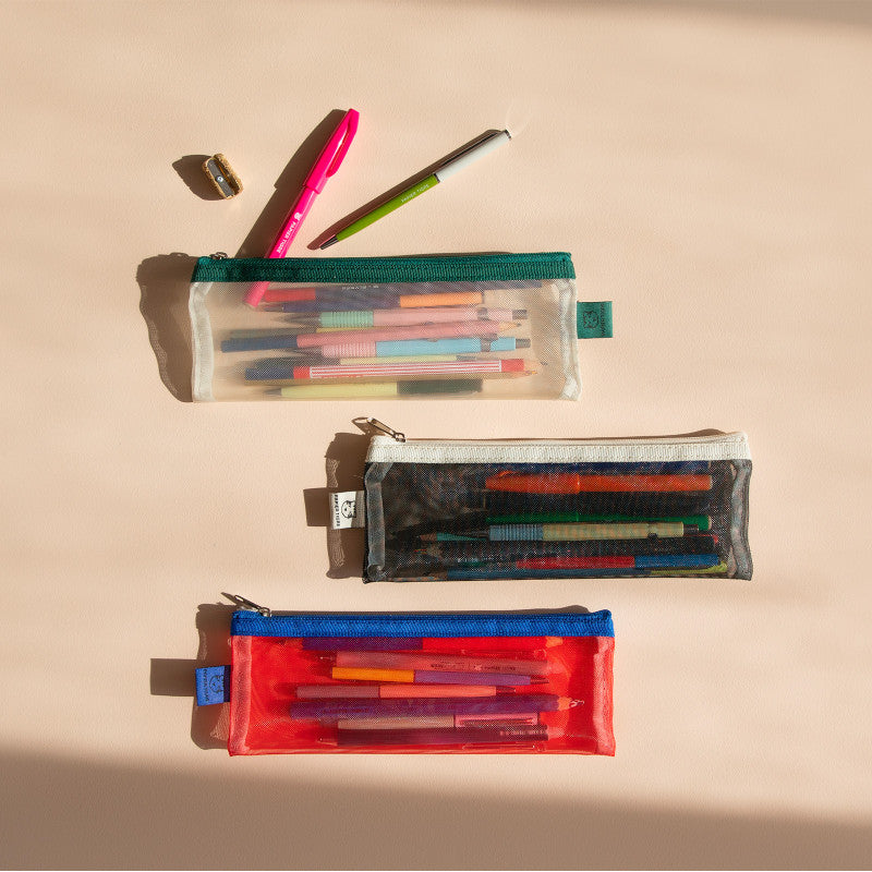 Trio de trousses transparentes Papier Tigre